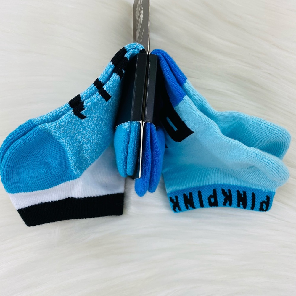 VS PINK Low Show Ankle Socks 4 pairs OS - Picture 4 of 8